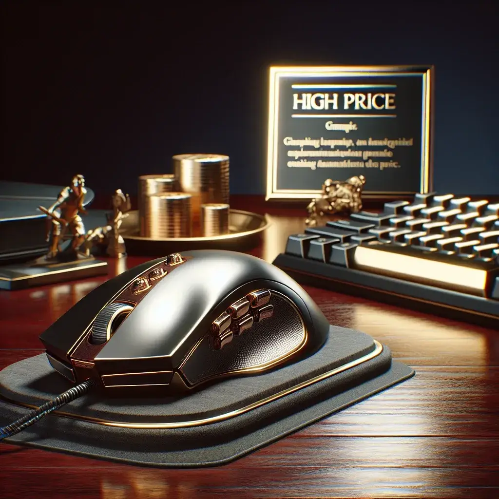 "Mouse Glorious Model I 2: An image showcasing its sleek design and customizable buttons, illustrating user criticisms regarding its high price point in the gaming community."