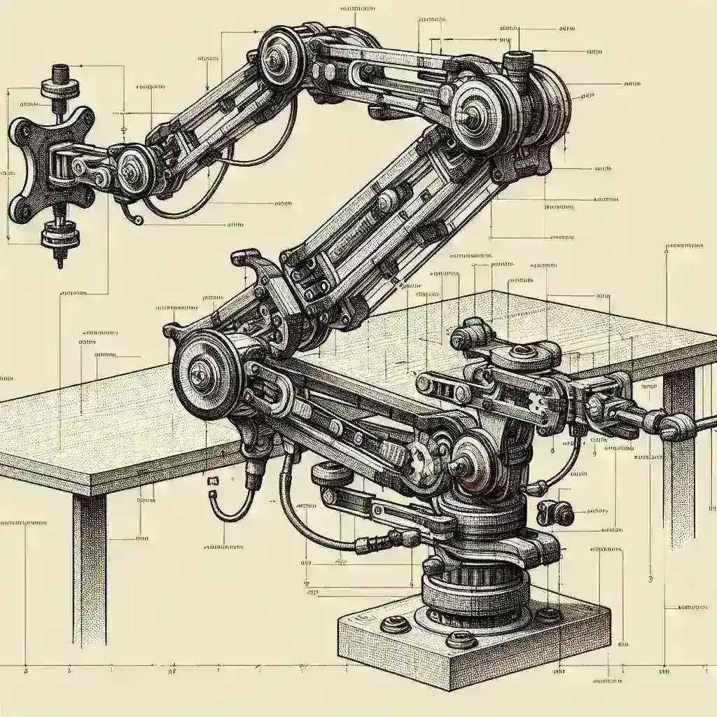 "Braço articulado para monitor fabricado no Brasil, destacando seu design ergonômico e funcionalidade em ambientes de trabalho."